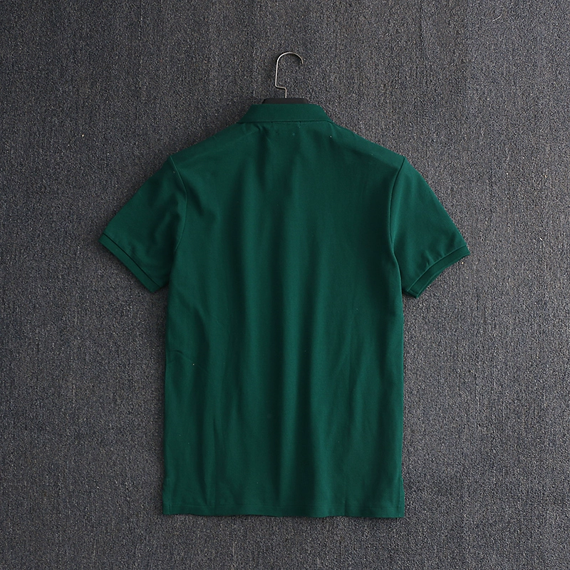 Men's pure cotton business casual polo shirt with pony logo - Image 6