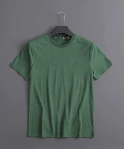 Men's pure cotton round-neck short-sleeved T-shirt with pony logo